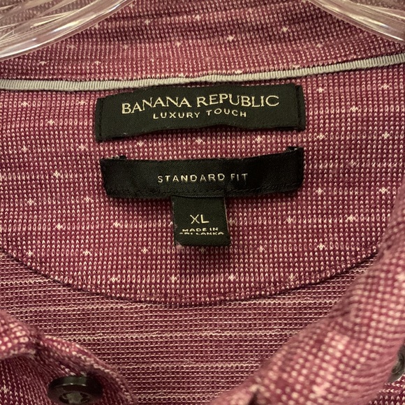 Banana Republic short sleeve Luxury Touch Standard Fit polo size XL, worn - Picture 2 of 6